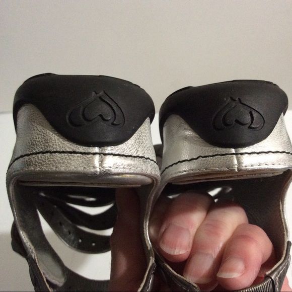 Mam’Zelle silver leather upper closed toe sandal - Picture 6 of 7